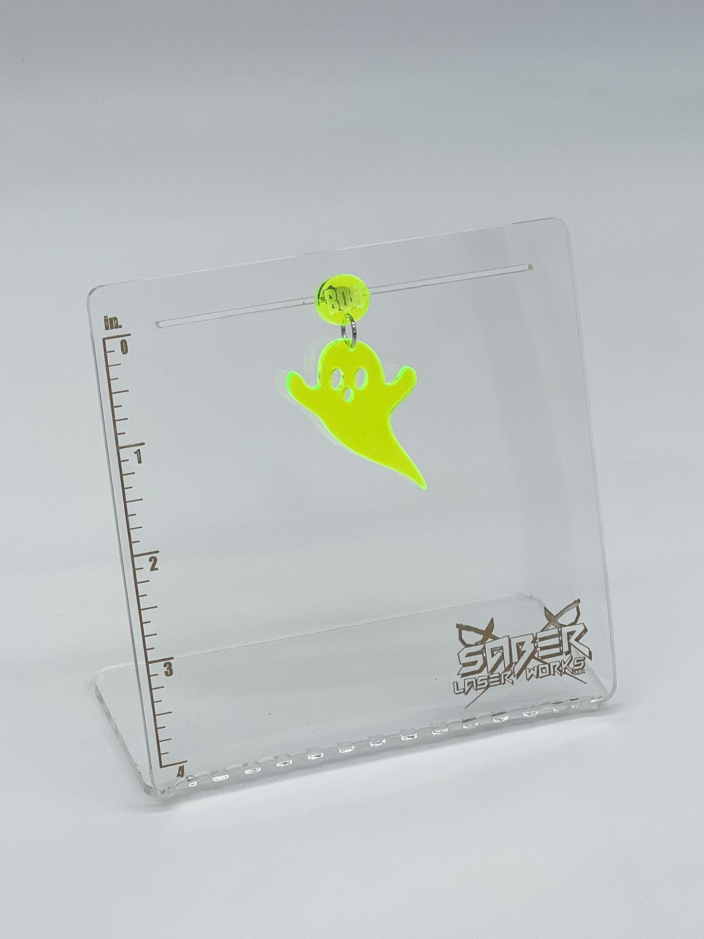 Ghost Earrings - Blacklight Reactive