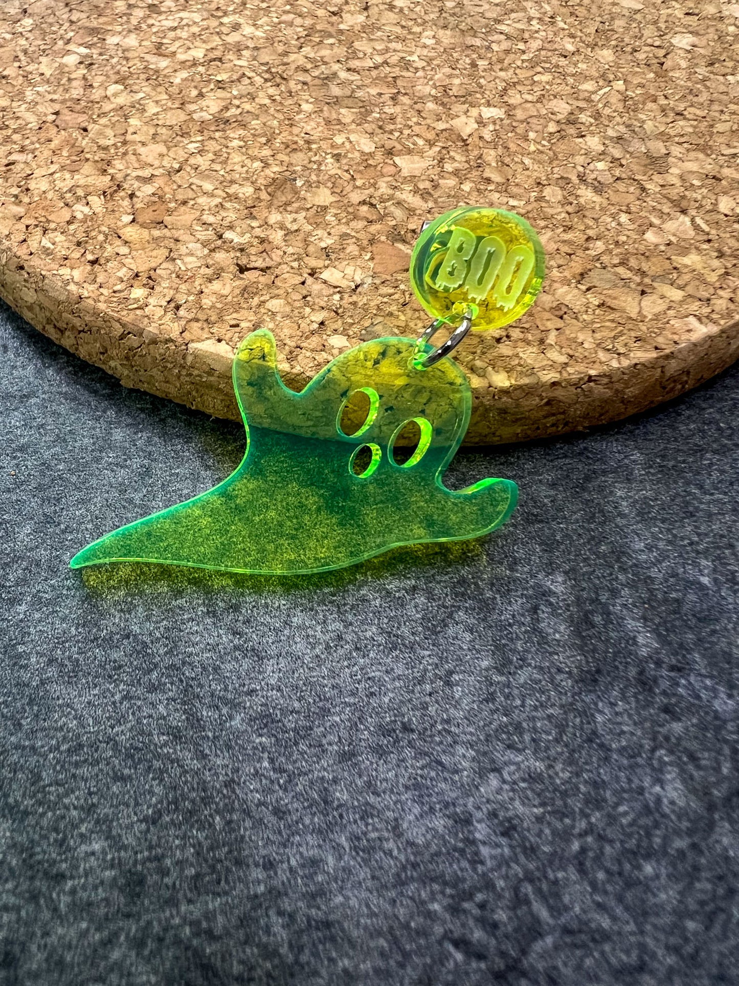 Ghost Earrings - Blacklight Reactive