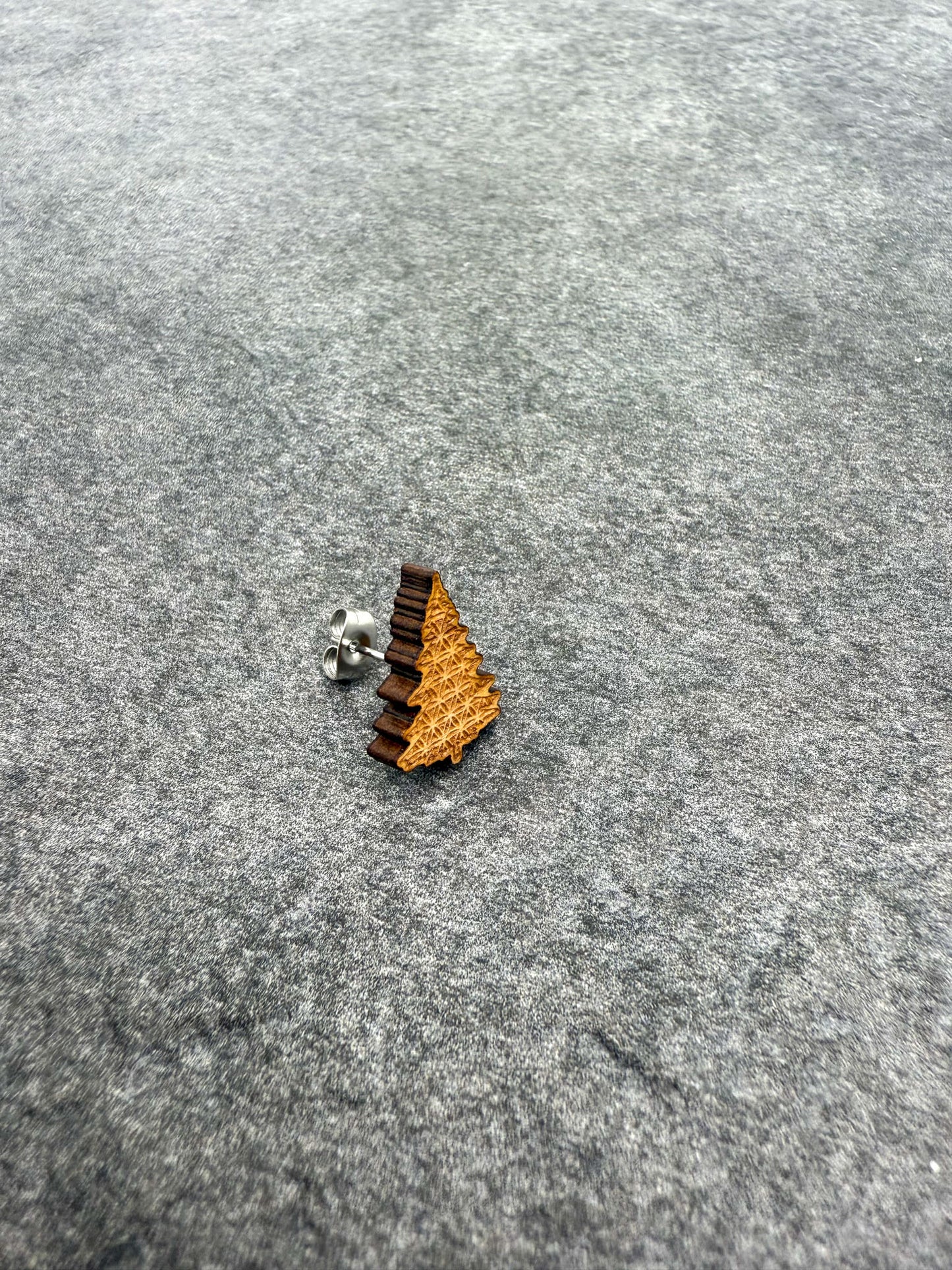 Flower of Life Tree Stud Earrings